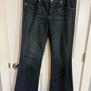Jeans AG Adriano Goldschmied Dark Blue Flare Jeans boot cut 31W  31 inseam